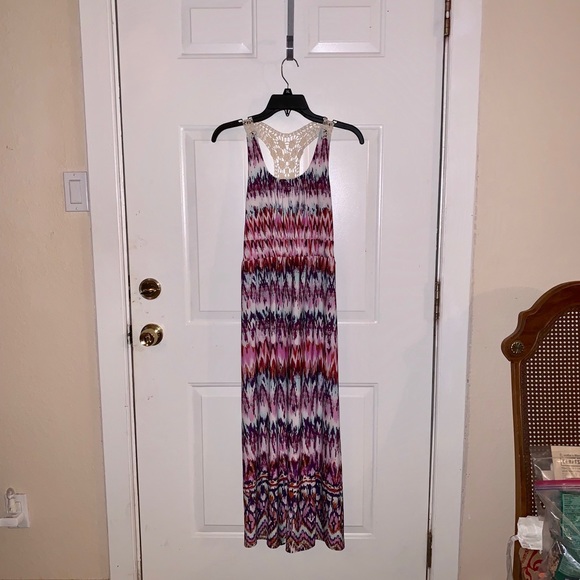 Tween Diva Other - Tween Diva Multicolored Girls Maxi Dress